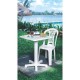 CADEIRA PLASTICA MONOBLOCO ATLANTIDA  ECONOMY PRETA