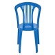 CADEIRA PLASTICA MONOBLOCO ATLANTIDA ECONOMY AZUL