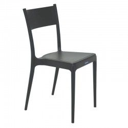 CADEIRA PLASTICA MONOBLOCO DIANA PRETA