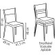 CADEIRA PLASTICA MONOBLOCO DIANA BRANCA