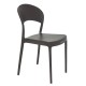 CADEIRA PLASTICA MONOBLOCO SISSI MARRON