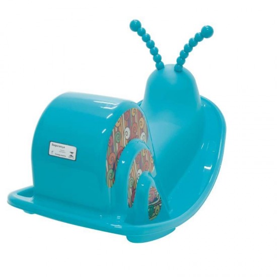 ASSENTO BALANCO EM PLASTICO INFANTIL DINDON AZUL