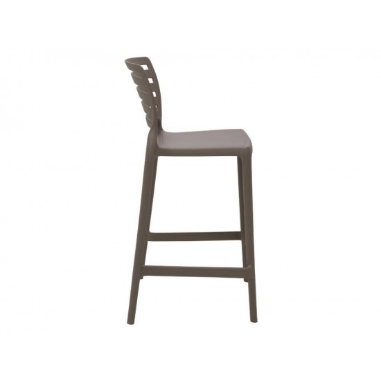 CADEIRA PLASTICA MONOBLOCO SOFIA CAMUR A ENCOSTO VAZADO HORIZONTAL BAR E RESIDENCIA TRAMONTINA