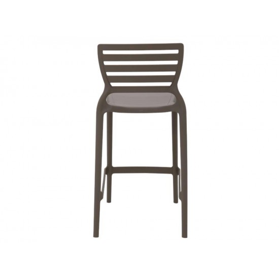 CADEIRA PLASTICA MONOBLOCO SOFIA CAMUR A ENCOSTO VAZADO HORIZONTAL BAR E RESIDENCIA TRAMONTINA