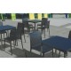 CADEIRA PLASTICA MONOBLOCO ISABELLE AZUL NAVY