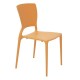 CADEIRA PLASTICA MONOBLOCO SOFIA LARANJA