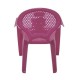 CADEIRA PLASTICA MONOBLOCO COM BRACOS INFANTIL ESTAMPADA CATTY ROSA
