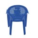 CADEIRA PLASTICA MONOBLOCO COM BRACOS INFANTIL ESTAMPADA CATTY AZUL