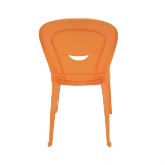 CADEIRA PLASTICA MONOBLOCO INFANTIL VICE LARANJA
