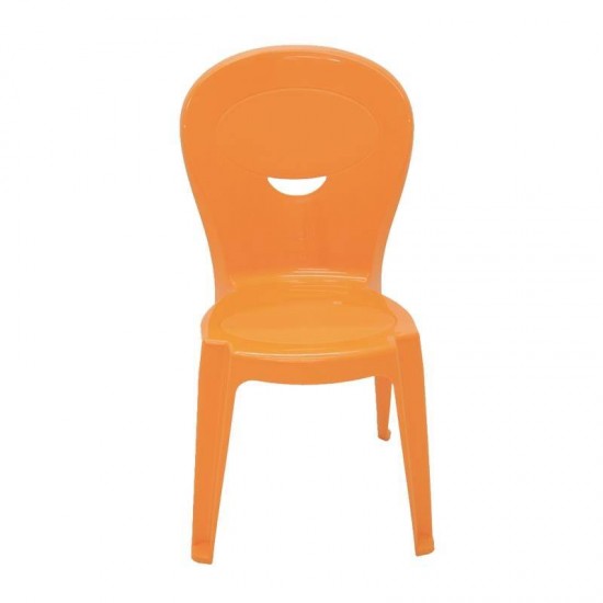 CADEIRA PLASTICA MONOBLOCO INFANTIL VICE LARANJA