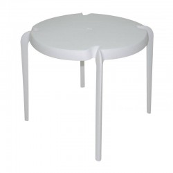 MESA PLASTICA MONOBLOCO CLARICE BRANCA