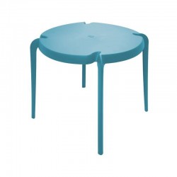 MESA PLASTICA MONOBLOCO CLARICE AZUL CLARO