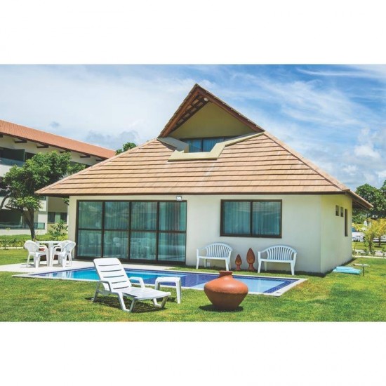 BANCO DE JARDIM MONOBLOCO DE PLASTICO LEME BRANCO