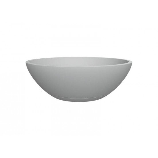 VASO INDI 17 CM EM POLIETILENO CONCRETO TRAMONTINA