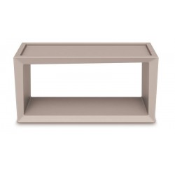 ESTANTE MODULAR RETANGULAR ARTY H CONCRETO EM POLIETILENO TRAMONTINA