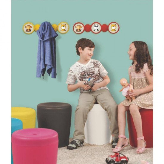 CABIDE PLASTICO MONOBLOCO BOLA AZUL