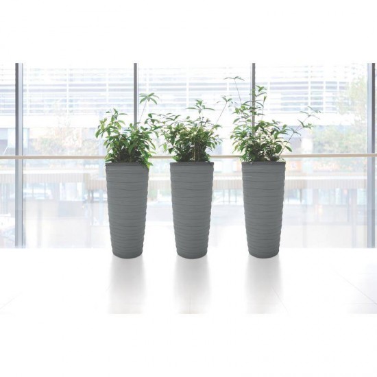 VASO PLASTICO GREGO 80 CM MARMORE