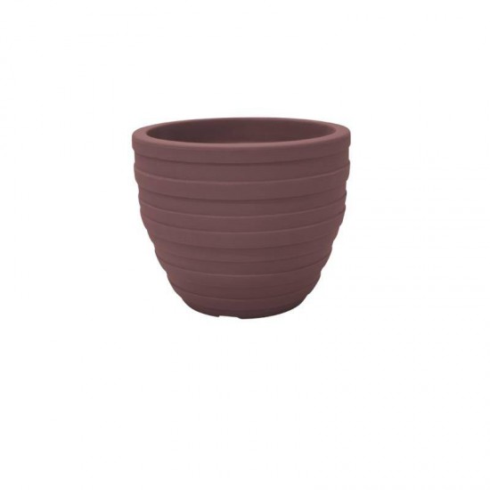 VASO PLASTICO INCA 46 CM TERRACOTA