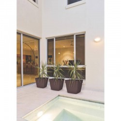 VASO PLASTICO ROMANO 45 CM AREIA