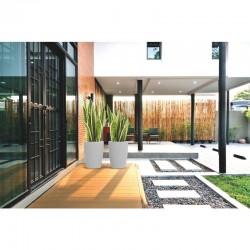 VASO PLASTICO THAI 48 CM MARRON