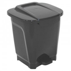LIXEIRA EM PLASTICO T-FORCE PRETA 15L TRAMONTINA
