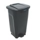 LIXEIRA EM PLASTICO T-FORCE PRETO 100L