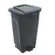 LIXEIRA EM PLASTICO T-FORCE PRETO 100L