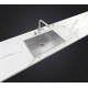 CUBA DESIGN COLLECTION QUADRUM EM AÇO INOX COM ACABAMENTO SCOTCH BRITE 70X40 CM TRAMONTINA