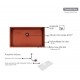 CUBA DESIGN COLLECTION QUADRUM EM AÇO INOX COM REVESTIMENTO PVD ROSE GOLD 70X40 CM TRAMONTINA