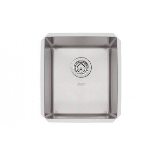 CUBA QUADRUM UNDERMOUNT EM AÇO INOX COM ACABAMENTO SCOTCH BRITE 34 U 34X40 CM TRAMONTINA