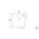 CUBA QUADRUM UNDERMOUNT EM AÇO INOX COM ACABAMENTO SCOTCH BRITE 34 U 34X40 CM TRAMONTINA