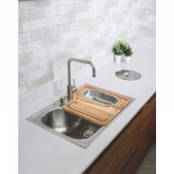 LIXEIRA DE EMBUTIR TRAMONTINA EM ACO INOX COM BALDE PLASTICO 5 LITROS TRAMONTINA