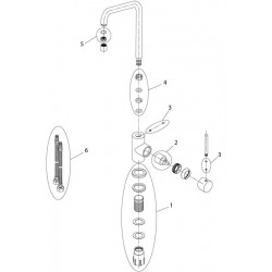 MISTURADOR MONOCOMANDO ANGOLARE EM AÇO INOX BLACK COM BICA ARTICULADA REVESTIMENTO PVD TRAMONTINA