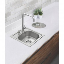 TORNEIRA DE BANCADA TRAMONTINA EM ACO INOX ANGOLARE