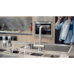 MISTURADOR EM AÇO INOX COM SAÍDA ADIC. PARA AGUA FILTRADA TRAMONTINA