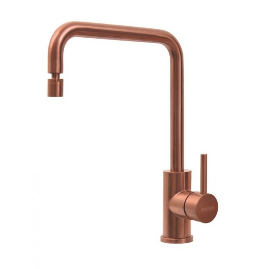 MISTURADOR MONOCOMANDO ANGOLARE EM AÇO INOX ROSE GOLD BICA ARTICULADA REVESTIMENTO PVD TRAMONTINA