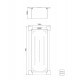 CESTO COADOR DESIGN COLLECTION ACESSORIOS EM AÇO INOX COM ACABAMENTO SCOTCH BRITE 19X43CM TRAMONTINA