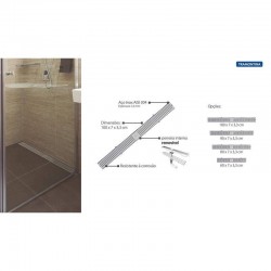 RALO LINEAR TRAMONTINA EM ACO INOX 100X7CM