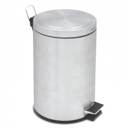 LIXEIRA INOX COM PEDAL TRAMONTINA ACABAMENTO SCOTCH BRITE E BALDE INTERNO REMOVIVEL 5 L BRASIL PLUS