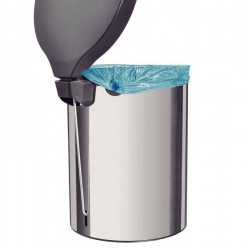 LIXEIRA NEW INOX COM PEDAL E ACABAMENTO POLIDO 20 LITROS TRAMONTINA