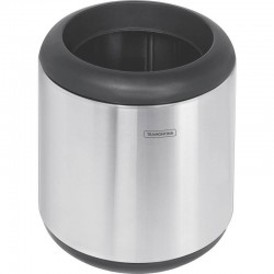 LIXEIRA INOX TRAMONTINA COM ACABAMENTO SCOTCH BRITE ARO E BASE EM POLIPROPILENO 7L