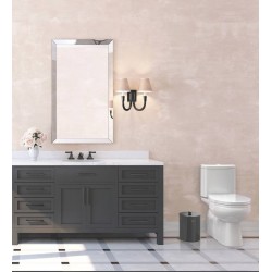 LIXEIRA UTIL EM ACO INOX POLIDO COM REVESTIMENTO BLACK 5 L TRAMONTINA