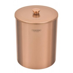 LIXEIRA UTIL EM ACO INOX POLIDO COM REVESTIMENTO ROSE GOLD 5 L TRAMONTINA