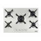 COOKTOP A GAS EM AÇO INOX COM ACEND. AUTOMÁTICO 5 QUEIMADORES TRAMONTINA