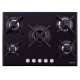 COOKTOP A GAS EM VIDRO TEMPERADO ACEND. AUTOMÁTICO 5 QUEIMADORES TRAMONTINA