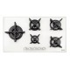 COOKTOP A GAS EM VIDRO TEMPERADO COM ACEND. AUTOMÁTICO 5 QUEIMADORES TRAMONTINA