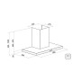 COIFA PAREDE INOX NEW DRITTA TRAMONTINA 90CM