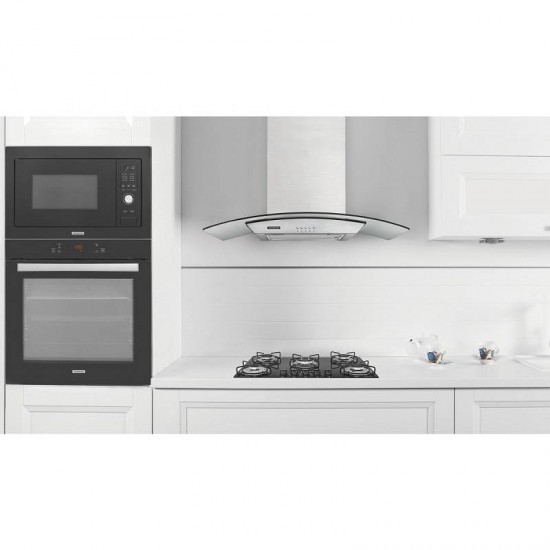 COIFA DE PAREDE TRAMONTINA INOX E VIDRO NEW VETRO 80 CM