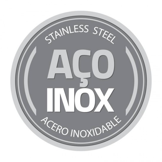 FAQUEIRO HAVAI ACO INOX 24 PEÇAS ACABAMNETO EM BRILHO TRAMONTINA